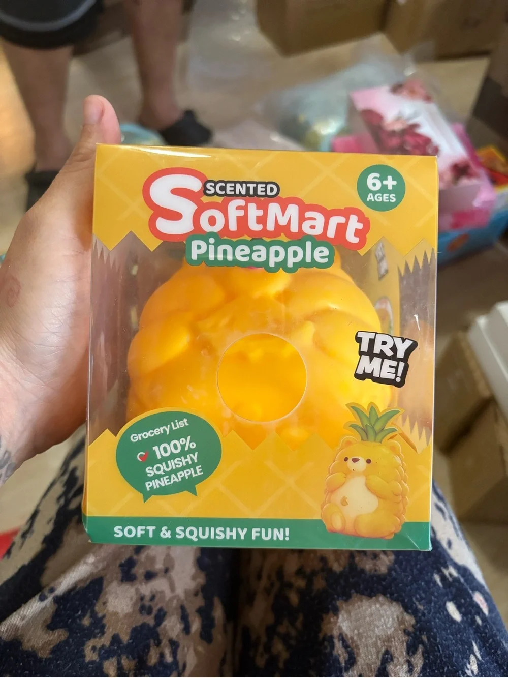 Pineapple capybara squishy